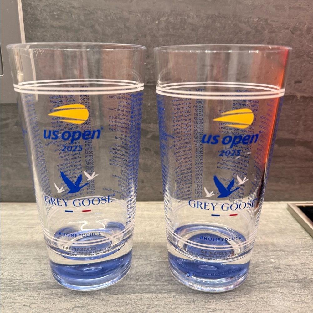 US Open 2025 Honey Deuce Set of 2 glasses
